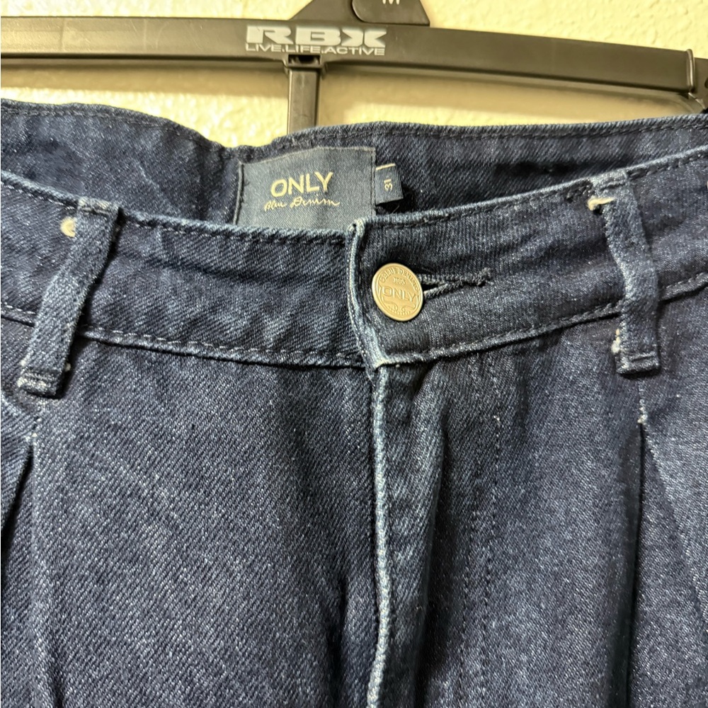 ONLY Wonen’s Dark Blue Relaxed Jeans